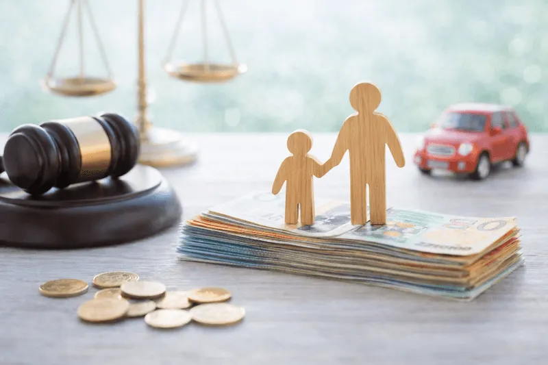 Child support calculation documents