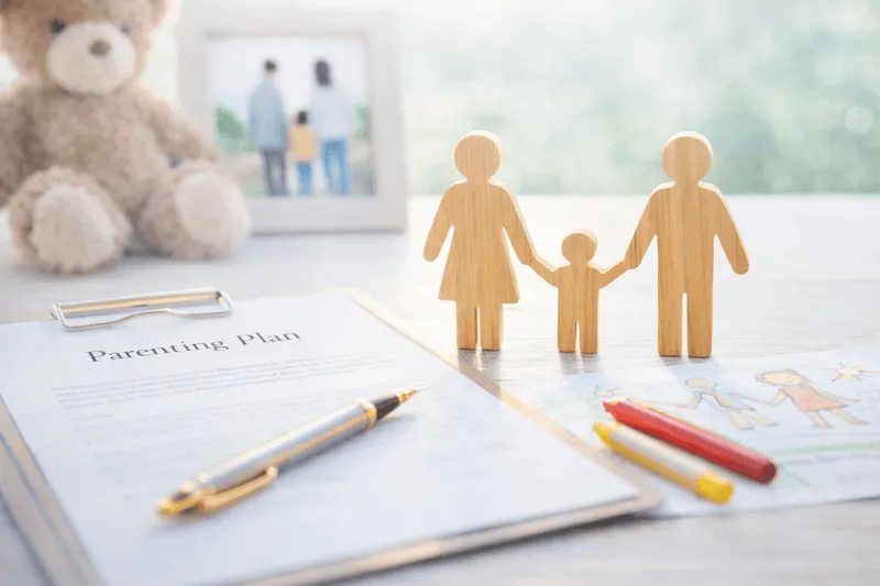 Parent and child holding hands